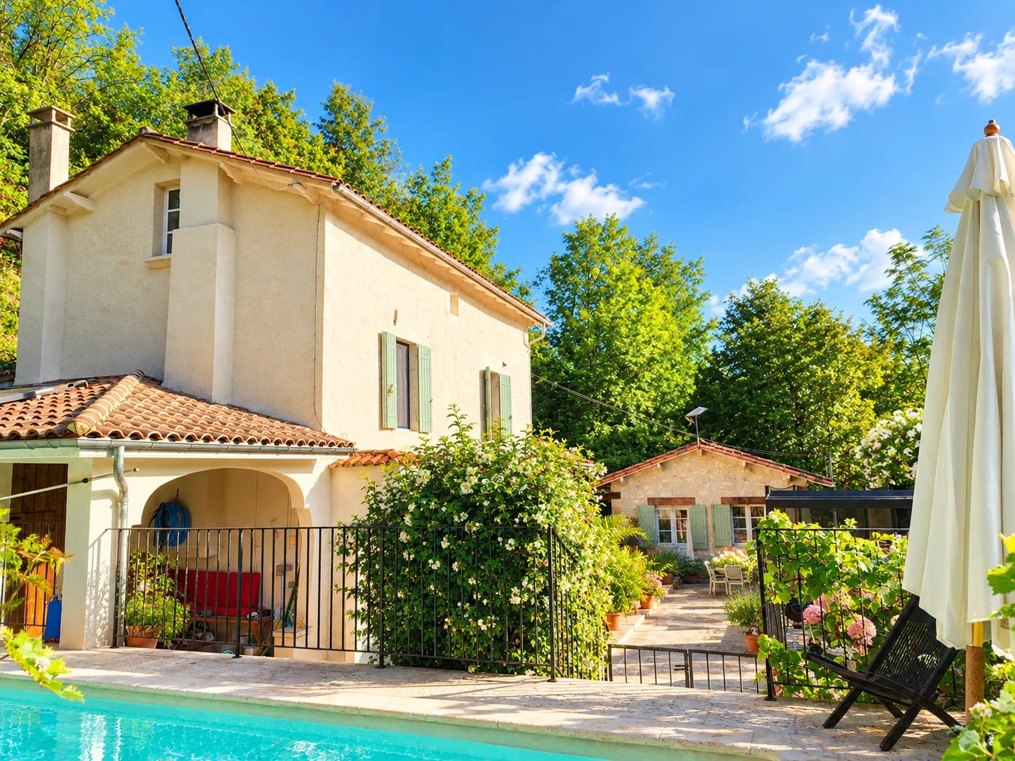 Eymet Countryside Escape: Charming Stone House with Pool, Orchard and guest house, Nouvelle-Aquitaine – France – BVI76856