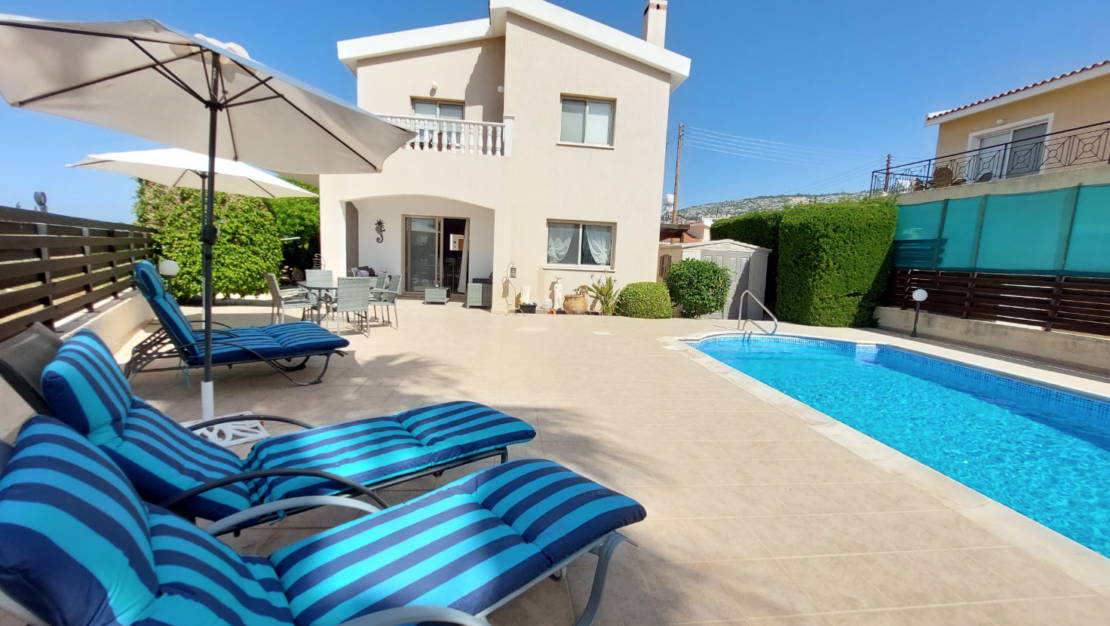 Villa Puccini – FURNISHED – 3-Bedroom ,2 Bathroom Villa, Paphos – Cyprus