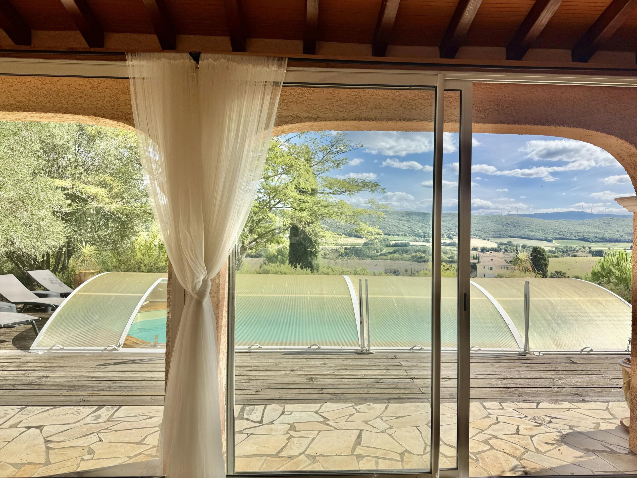 Elegant Villa with Panoramic Views, Pool and Mediterranean Garden – Limoux, Occitanie – France – BVI87079