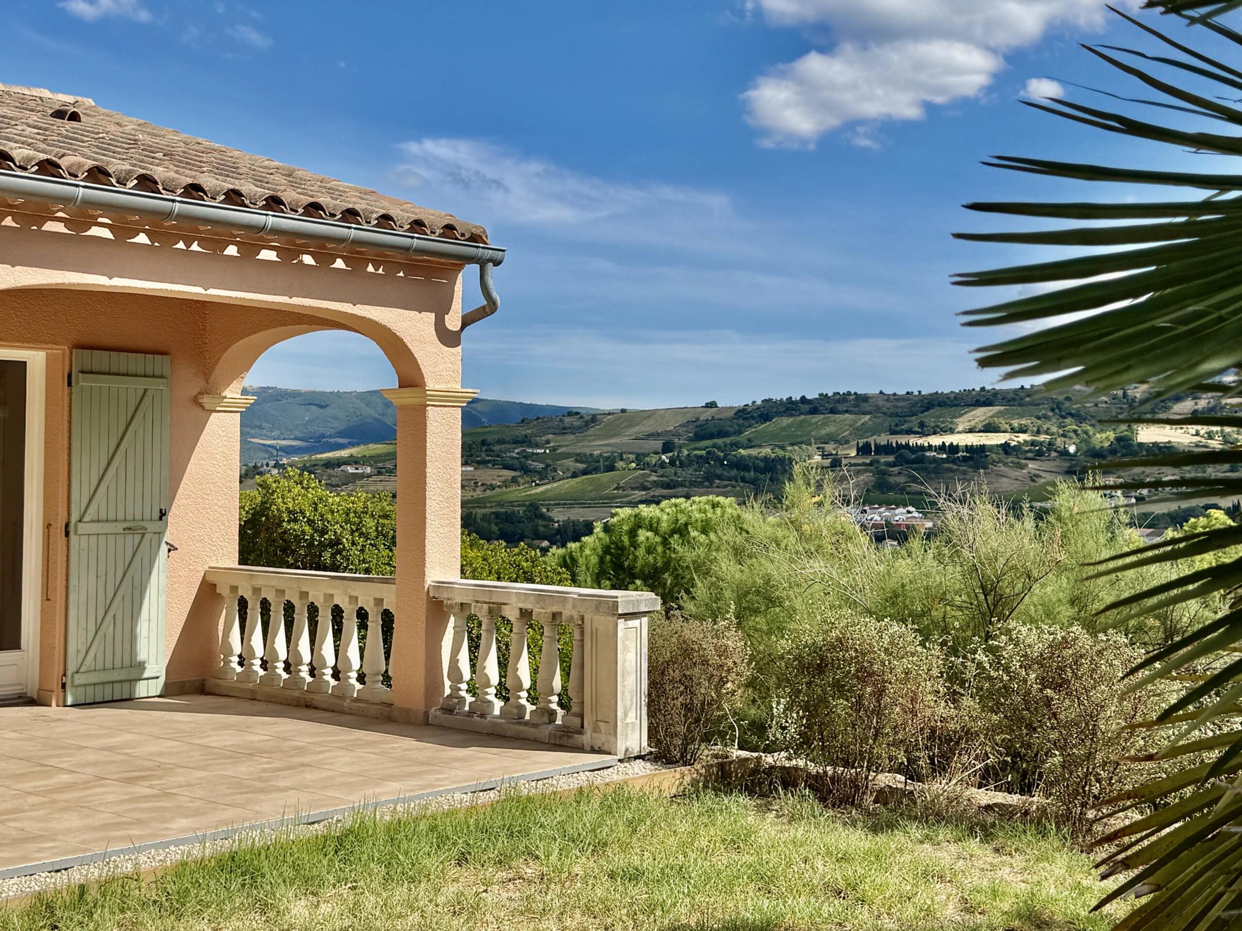 Elegant Villa with Panoramic Views, Pool and Mediterranean Garden – Limoux, Occitanie – France – BVI87079