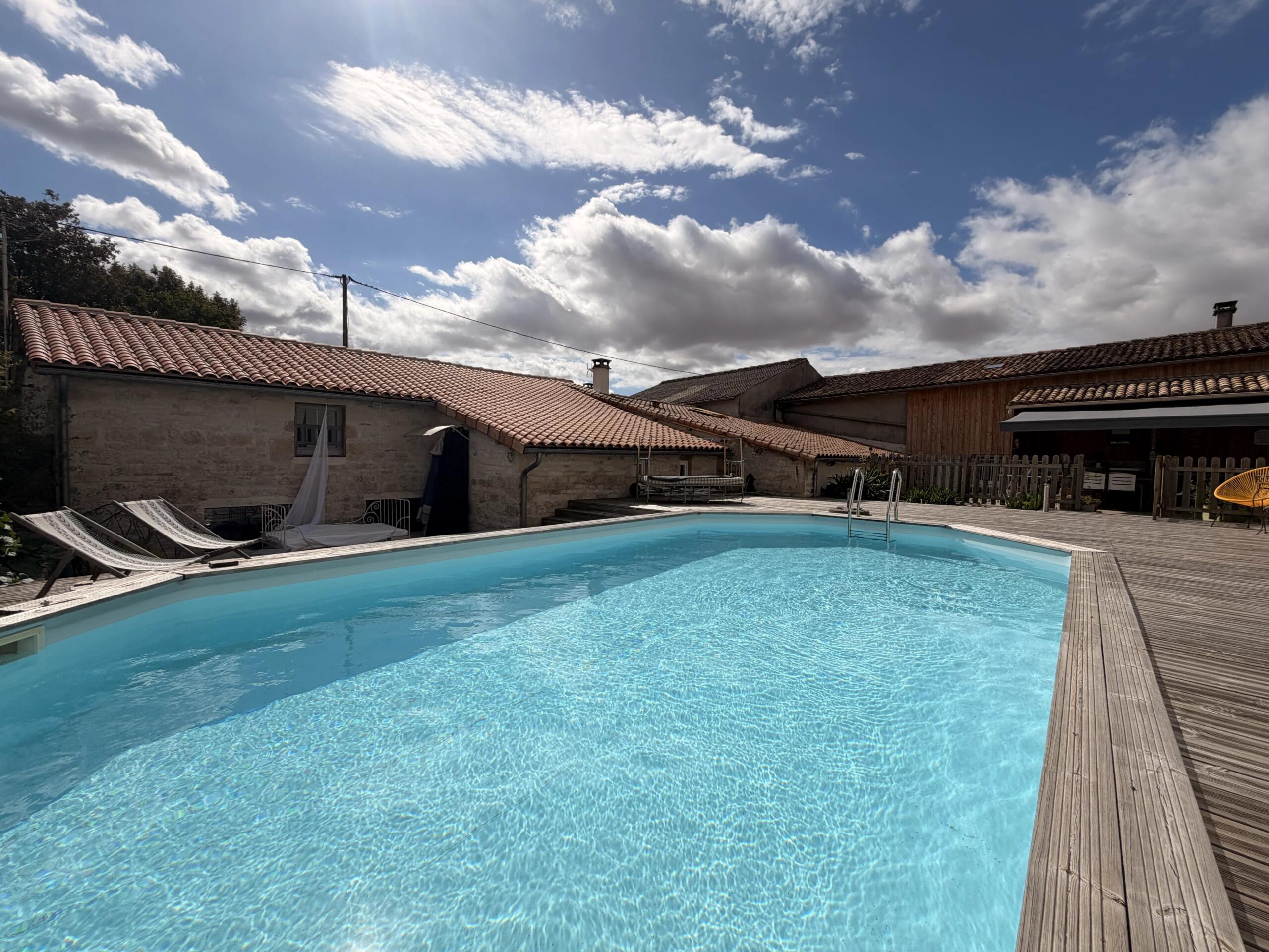Two Stone Properties for the Price of One – Swimming Pool, Outbuildings & Gîte Potential, Nouvelle-Aquitaine – France – BVI86846